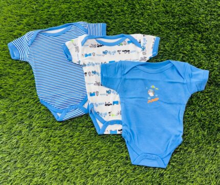 Half  Romper Pack Of 3