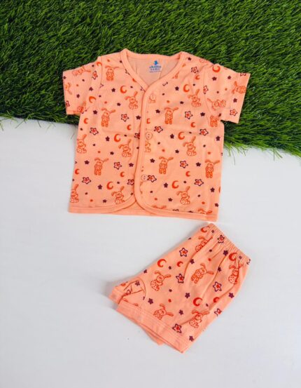 Half Sleeve Jabla With Trousar 0-6 month