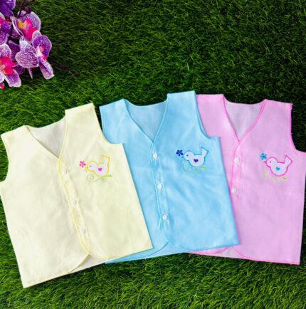 Soft Cotton Button Jabla pack of 3