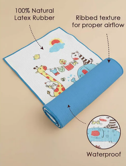 Baby Bath Mat Bubble Sheet | Anti-Slip Soft Bath Mat for Babies