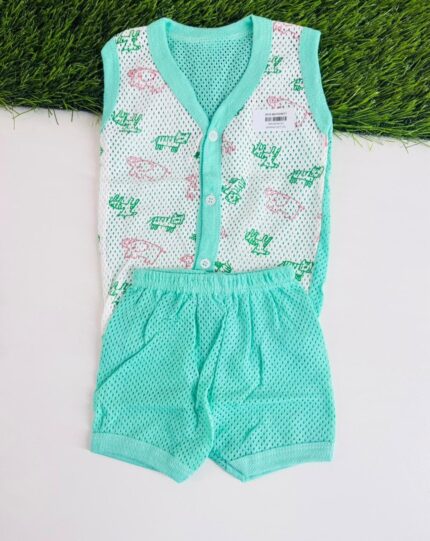 Breathable Jabla Set | Soft Cotton Baby Jabla Clothing Set(Size M)