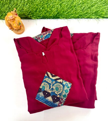 Georgette Aline Top Large Size