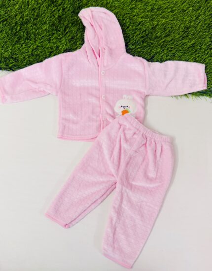 Baby Hooded Velvet Suit