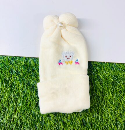 Baby Winter Hat Scarf Set – Unisex Infant & Toddler Warm Knit Hat and Scarf for Kids / Monkey Cap 0-3 Month