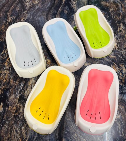 Silicone Baby Bather | Soft & Comfortable Newborn Bath Support Seat