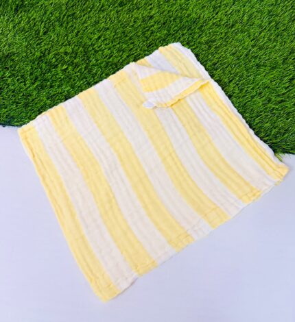 Crinkled Muslin Bath Towel l Muslin cotton