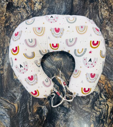 Soft Cotton Feeding Pillow | Comfortable Baby Nursing & Feeding Pillow