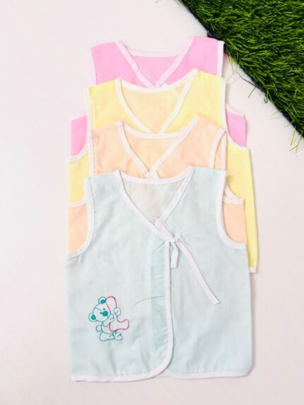 Pure Cotton Knot Color Jabla | Soft & Breathable Baby Jabla